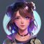 玩家「千织粉丝」头像，活泼女性